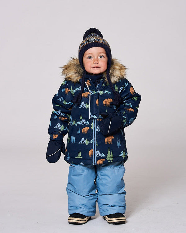 Two-Piece Baby Play Snowsuit Blue Gray - H10PBB85_432