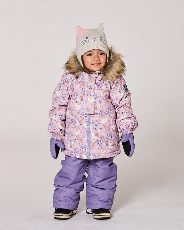 Two-Piece Baby Play Snowsuit Purple Gray - H10PBG84_592