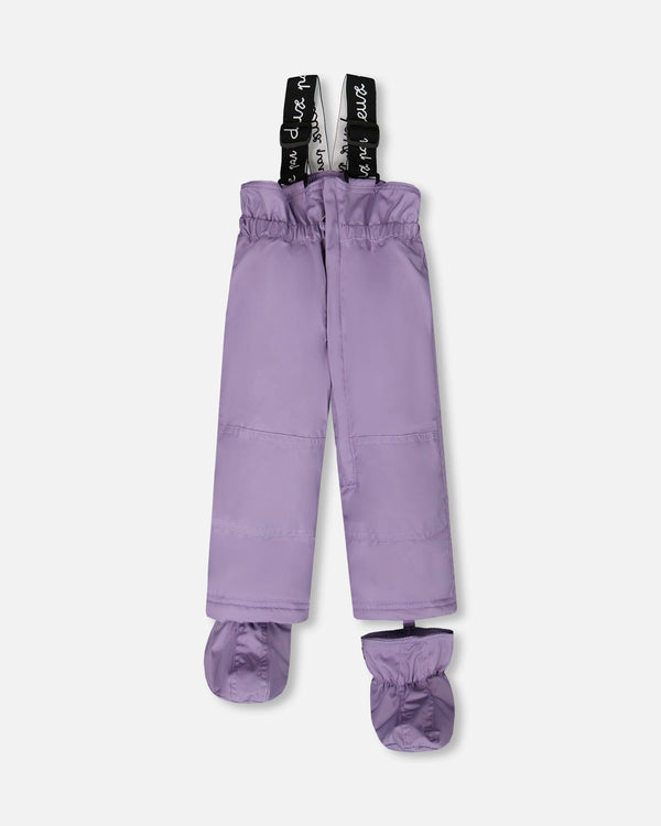 Two-Piece Baby Play Snowsuit Purple Gray - H10PBG84_592