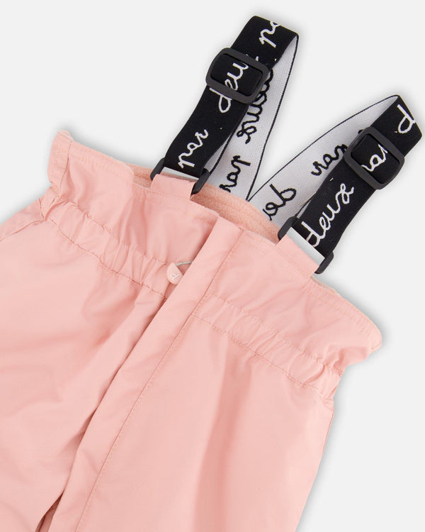 Two-Piece Baby Play Snowsuit Dusty Pink - H10PBG84_637