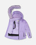Two-Piece Play Snowsuit With Printed Pants Lavender - H10PG20_513