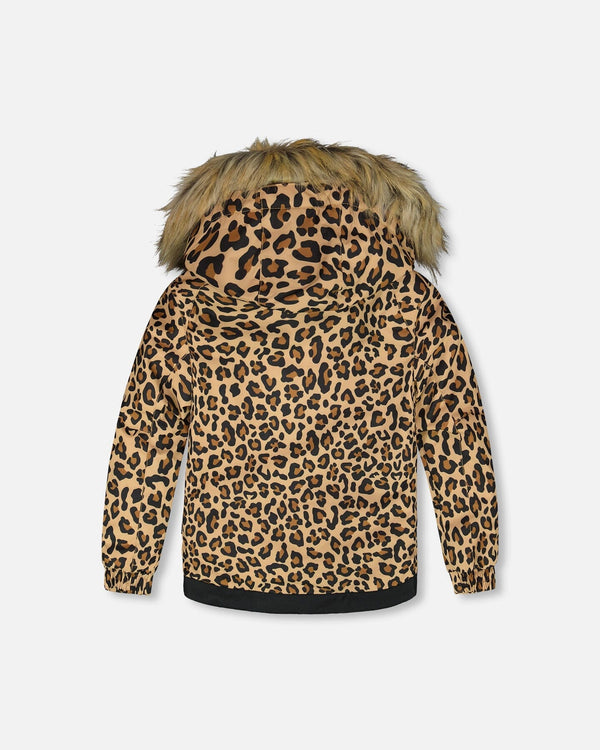 Two-Piece Play Snowsuit With Animal Print Jacket Black - H10PG21_999