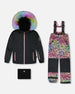 Two-Piece Play Snowsuit Rainbow Leopard - H10PG22_095
