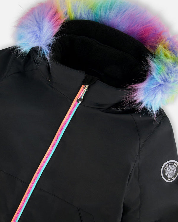 Two-Piece Play Snowsuit Rainbow Leopard - H10PG22_095