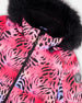 Two-Piece Play Snowsuit With Multicolor Print Jacket And Solid Pant Black - H10PG23_999