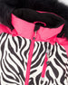One-Piece Play Snowsuit Zebra Print - H10PG30_094