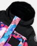 One-Piece Play Snowsuit Black Butterfly Print - H10PG70_010