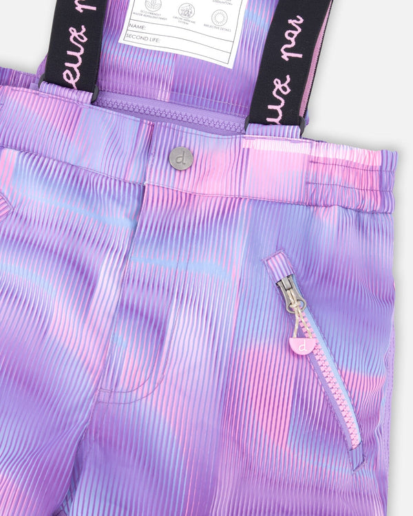 Two-Piece Play Snowsuit Purple Geo - H10PG82_011