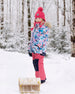 Two-Piece Play Snowsuit With Printed Jacket Flash Coral - H10PG84_640