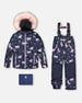 Two-Piece Play Snowsuit Navy Unicorn Print - H10PG95_037