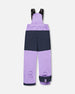 Two-Piece Play Snowsuit With Printed Colorblocked Jacket Lavender - H10PG95_530