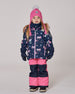 Two-Piece Play Snowsuit With Printed Jacket And Solid Pant Candy Pink - H10PG95_639
