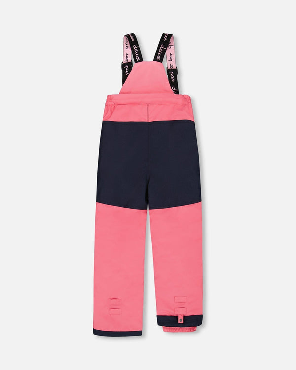 Two-Piece Play Snowsuit With Printed Jacket And Solid Pant Candy Pink - H10PG95_639