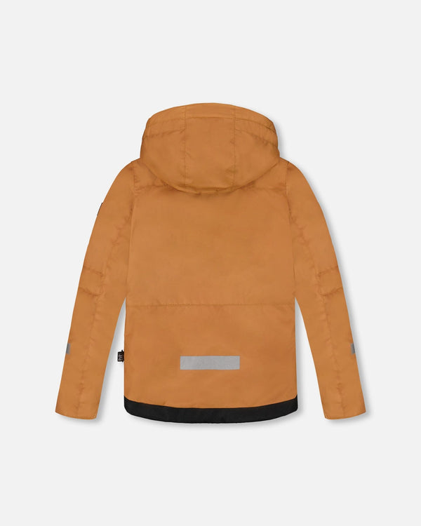 Two-Piece Teknik Snowsuit Brown And Black - H10TB50_999