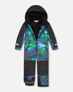 One-Piece Teknik Snowsuit Aurora Borealis - H10TB76_031