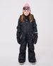 One-Piece Teknik Snowsuit Black With Pink - H10TG73_999