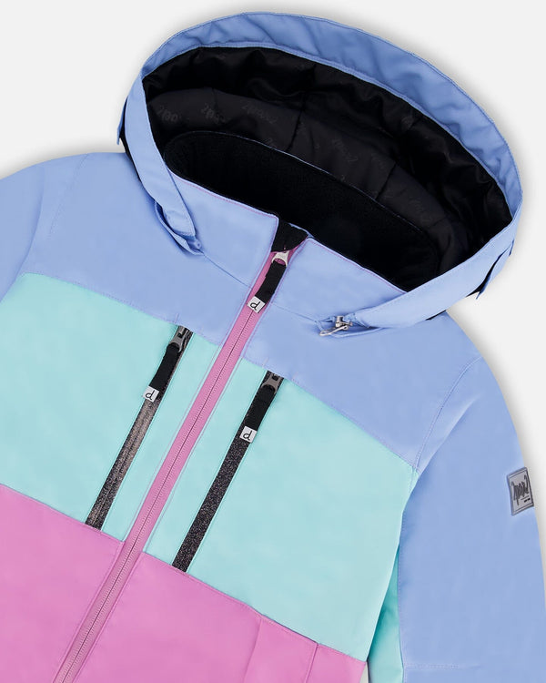 Two-Piece Teknik Snowsuit With Colorblocked Jacket And Solid Pant Black - H10TG93_999