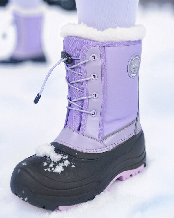 Winter Boots Lavender With Removable Liner Winter Boots Deux par Deux
