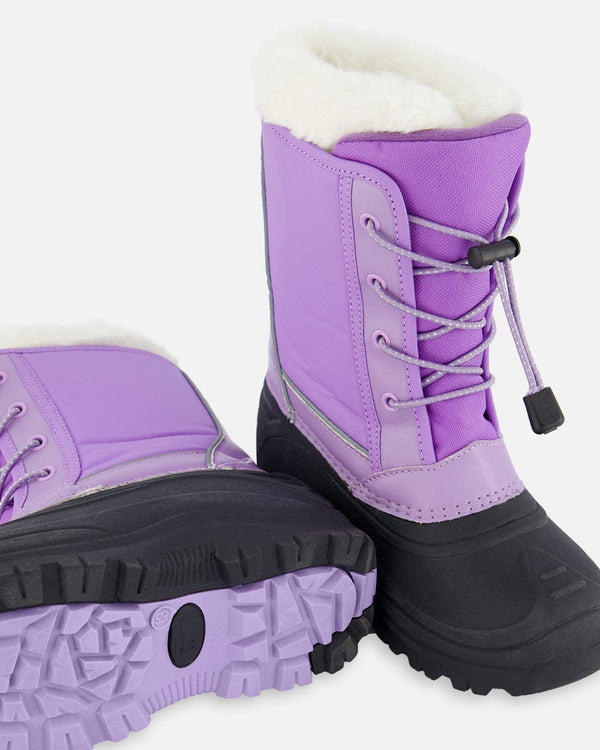 Winter Boots Lavender With Removable Liner - H10XBOT1_530