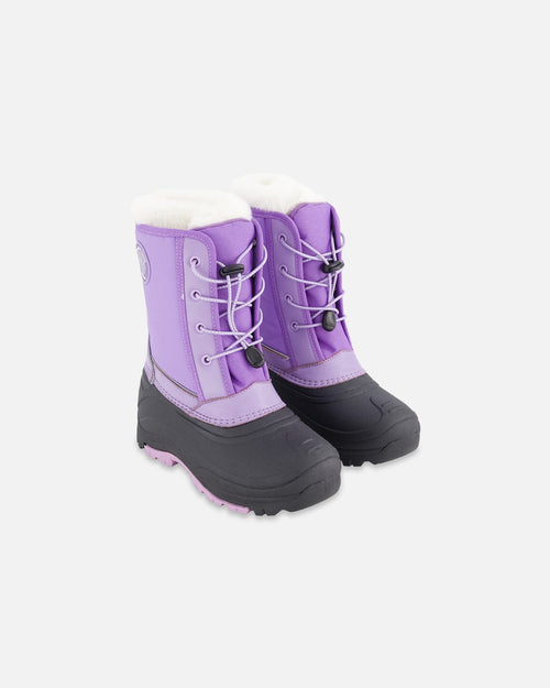 Winter Boots Lavender With Removable Liner Winter Boots Deux par Deux