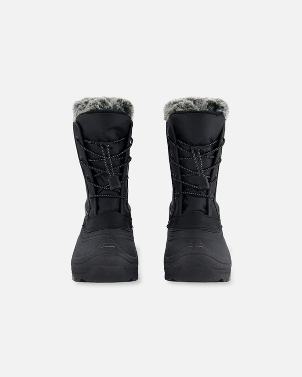 Winter Boots Black With Removable Liner - H10XBOT1_999