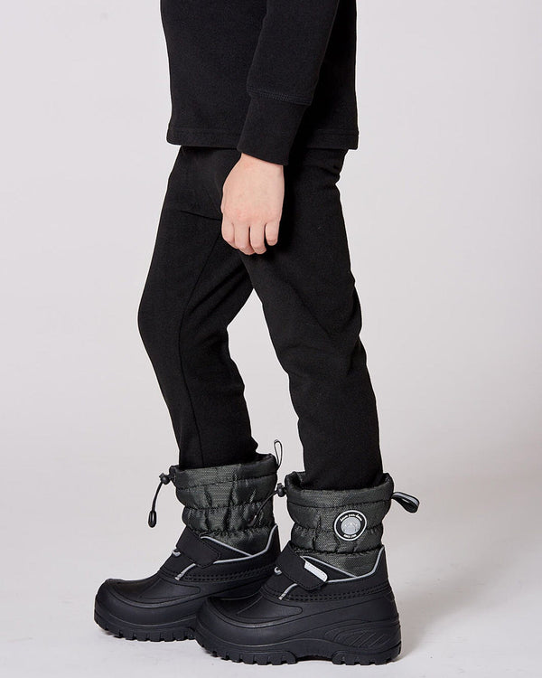 Winter Boots Solid Black Winter Boots Deux par Deux