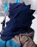 Polar Fleece Balaclava For Ski Helmet Navy Blue - H10XDIN_980