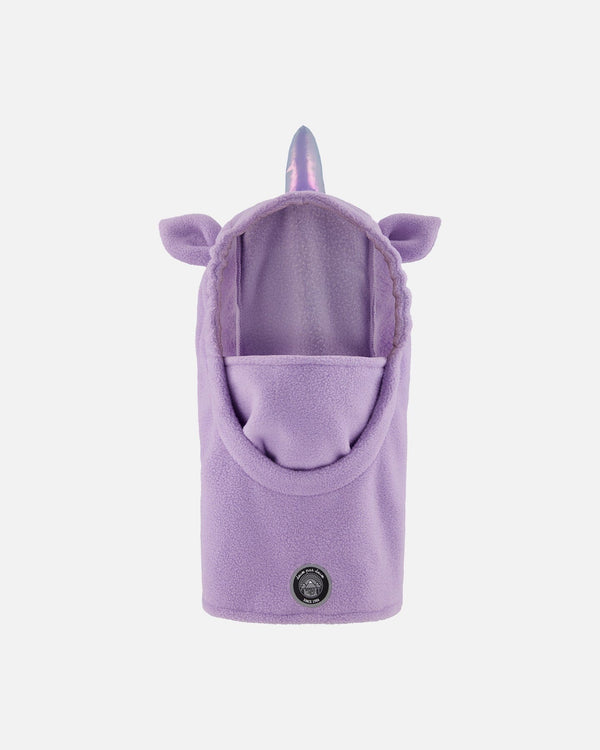 Polar Fleece Balaclava For Ski Helmet Purple Unicorn - H10XLIC_502