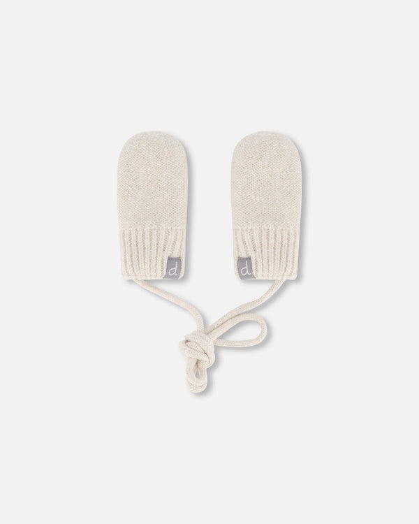 Infant Knit Mittens Off-White - H10XM101_165