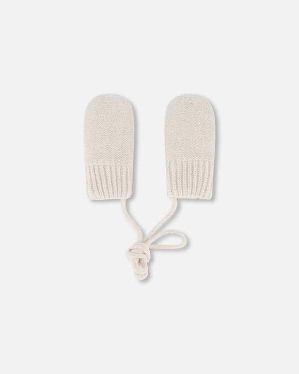 Infant Knit Mittens Off-White - H10XM101_165