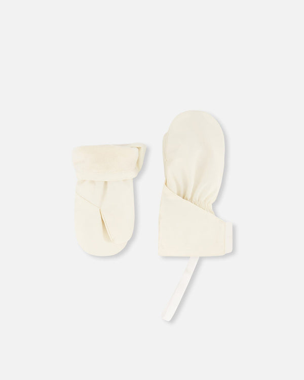 Lined Baby Mittens White Asparagus - H10XM103_165