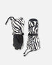 Winter Mittens Teknik Zebra Print Winter Accessories Deux par Deux