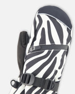 Winter Mittens Teknik Zebra Print - H10XM201_094