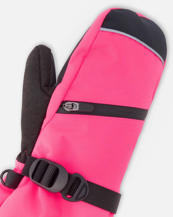Winter Mittens Teknik Fuchsia Winter Accessories Deux par Deux
