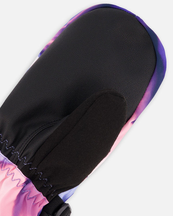 Winter Mittens Teknik Pink And Blue Marble - H10XM203_007