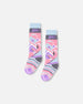 Winter Ski Socks With Merino Wool Pink - H10XS_624