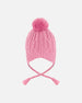 Lined Winter Hat With Pompom Purple - H10XT1_519