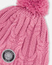 Lined Winter Hat With Pompom Purple - H10XT1_519
