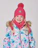 Lined Winter Hat With Pompom Flash Coral - H10XT1_640
