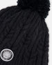 Lined Winter Hat With Pompom Black - H10XT1_999