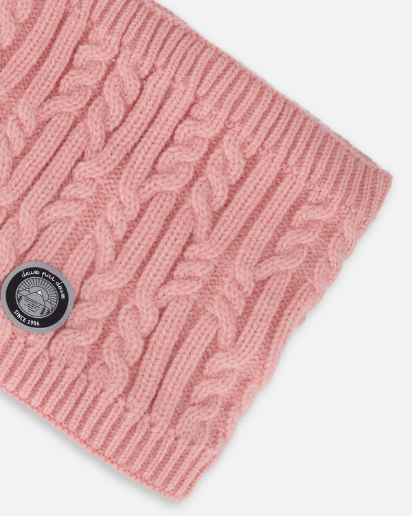 Lined Winter Neckwarmer Dusty Pink - H10XT2_637