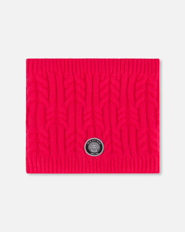 Lined Winter Neckwarmer Flash Coral - H10XT2_640