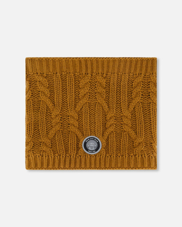 Lined Winter Neckwarmer Brown Sugar - H10XT2_967