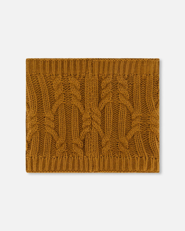 Lined Winter Neckwarmer Brown Sugar - H10XT2_967