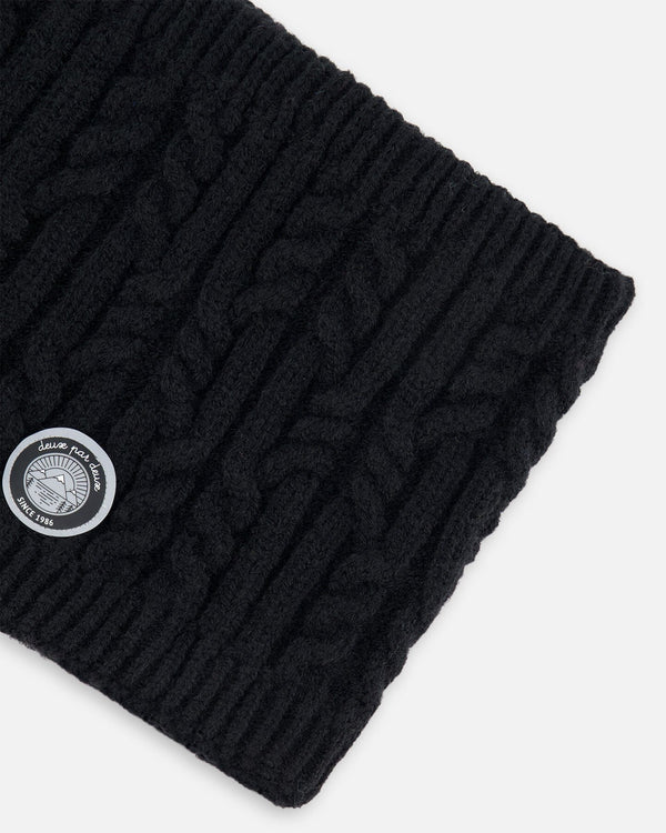 Lined Winter Neckwarmer Black - H10XT2_999
