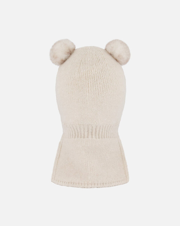 Knit Balaclava Off-White - H10XT4_165