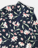 Two-Piece Thermal Underwear Set Navy Flower Print - H10Y600_016