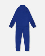 Two-Piece Thermal Underwear Set Blue - H10Y600_587