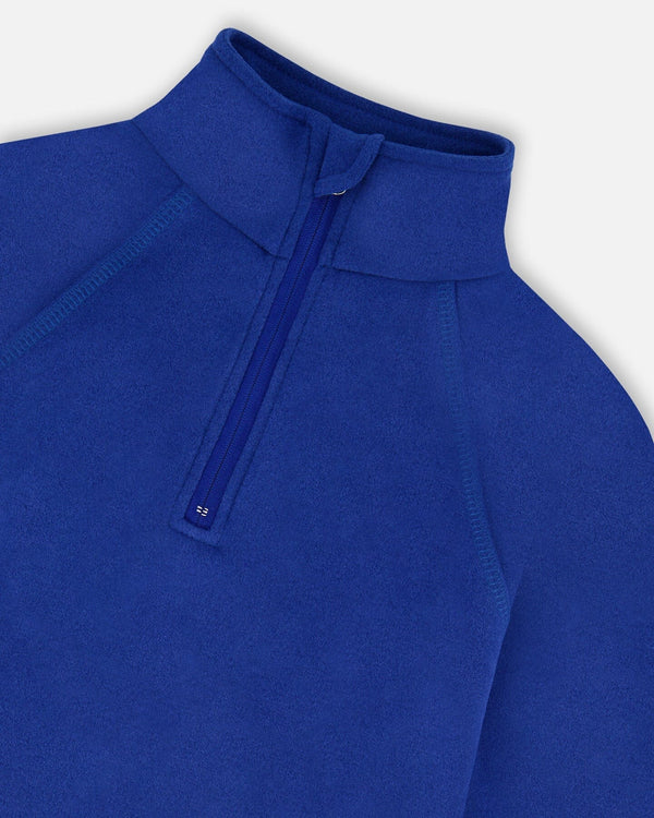 Two-Piece Thermal Underwear Set Blue - H10Y600_587