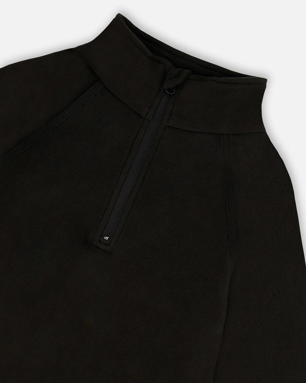 Two-Piece Thermal Underwear Set Black - H10Y600_999